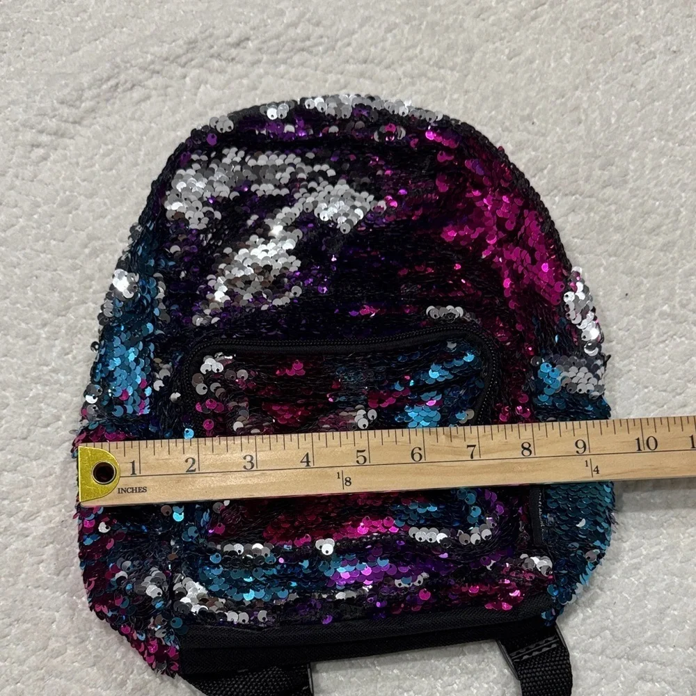 Sequin Mini Backpack in Multicolor